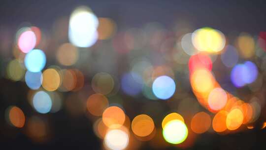 唯美城市 城市光斑