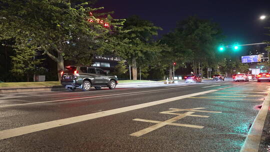 广州珠江新城夜景视频素材模板下载