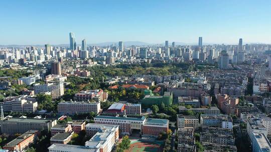 昆明五华区城市风光