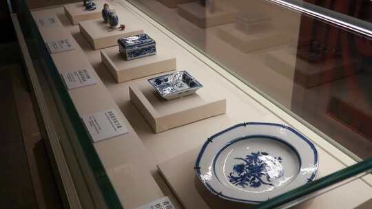 青花瓷 瓷器 古董文物 博物馆 瓷器展览