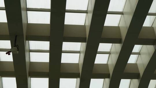 现代建筑设计结构房顶玻璃
