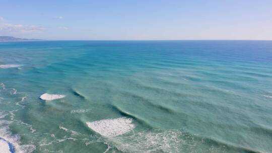 海上浪花特写镜头