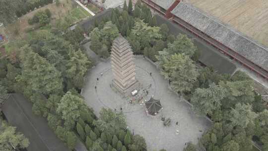 河南洛阳白马寺航拍