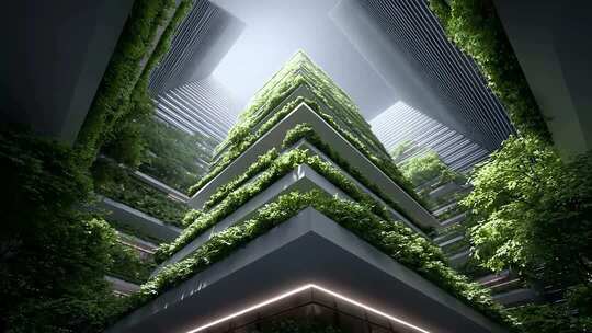 垂直绿化建筑的生态和谐之美