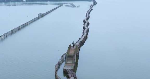 浙江省绍兴犭央犭茶湖古纤道