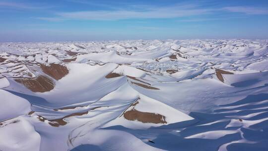 沙漠雪景