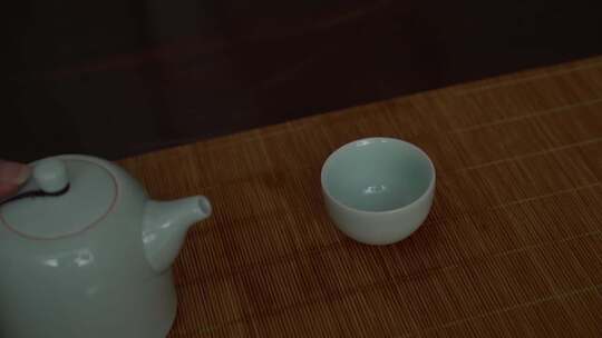 泡茶 茶艺 品茶 泡茶壶  秦权壶