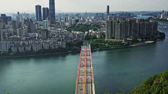 柳州文惠桥城市航拍宣传片视频素材模板下载