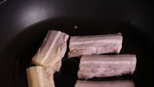 平底锅烤肉煎五花肉片 (3)