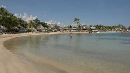 牙买加的海滩