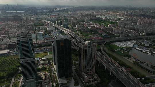 上海金桥出口加工区视频素材模板下载