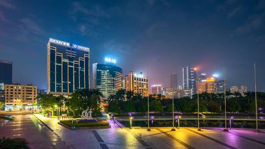 惠州江北CBD夜景