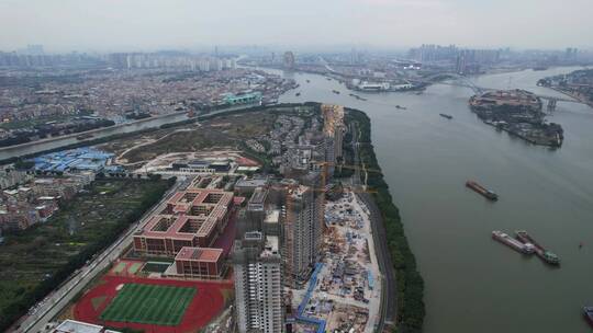 2022海珠地标沥滘珠江房地产开放建设