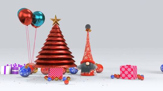 动感时尚可爱独特圣诞节侏儒IdentAE模板