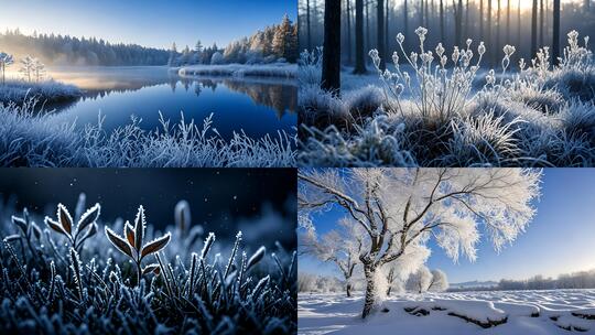 寒露霜降立冬冬至小雪节气