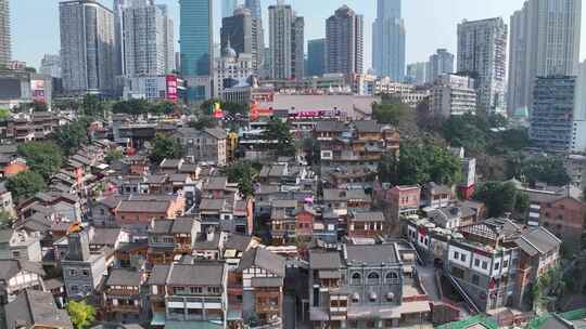 重庆十八梯商业街视频素材模板下载