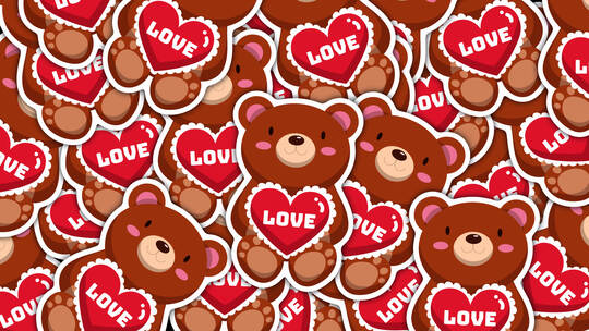 情人节过渡4k爱情