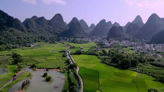 桂林山水甲天下航拍中国宣传片
