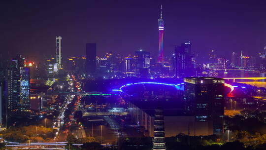 广州城市夜景景观