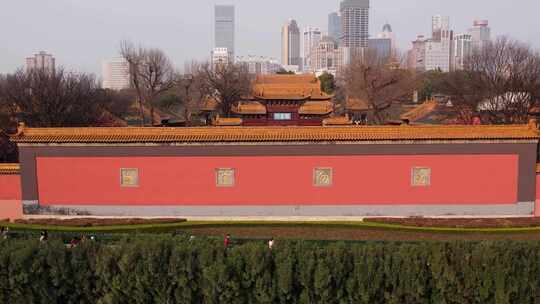 南京朝天宫景区航拍视频视频素材模板下载