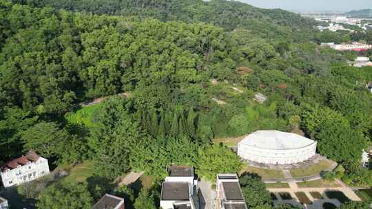 航拍广东中山孙中山故里旅游区