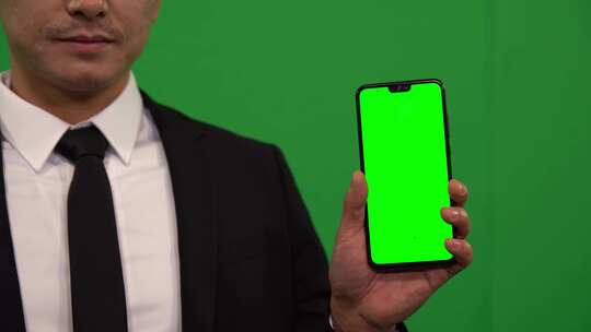 商务人士绿屏抠像视频素材模板下载