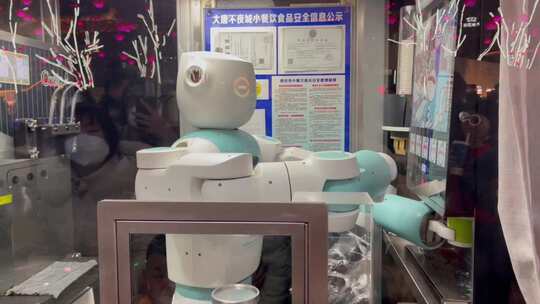 人工智能机器人自动售货店1