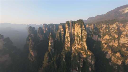湖南张家界武陵源fpv穿越机航拍 张家界