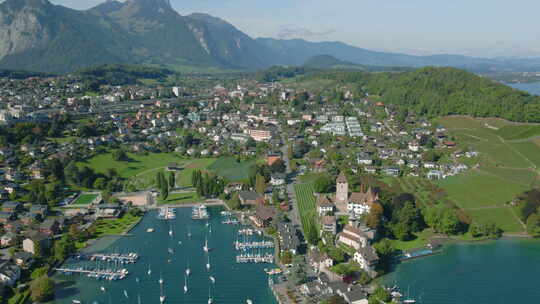 4K 航拍欧洲瑞士