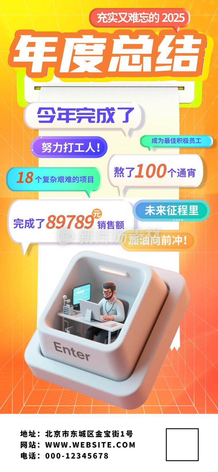 年终工作战绩总结海报14