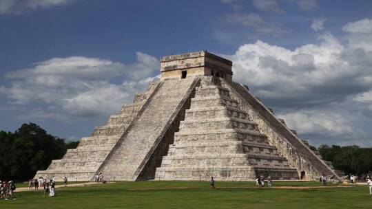 墨西哥坎昆玛雅金字塔视频素材模板下载