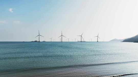 海上风力发电4K素材合集