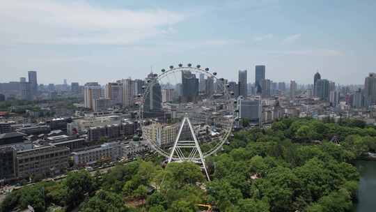 安徽合肥城市风光地标建筑航拍