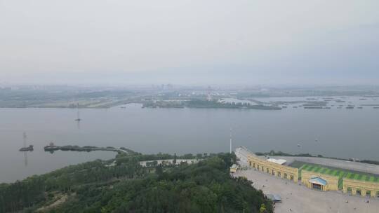 宁夏银川览山公园视频素材模板下载