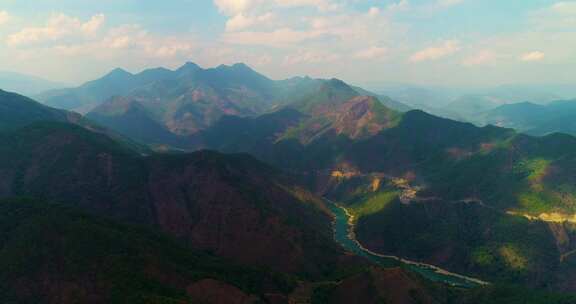 金沙江 河流 山川 森林