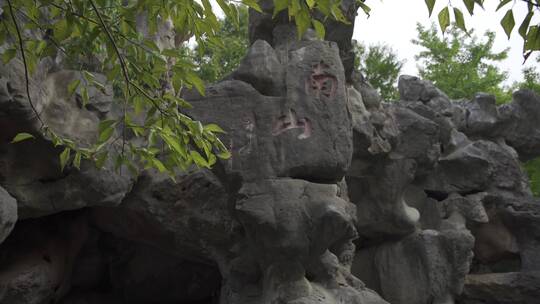 杭州江寺公园古典园林风景