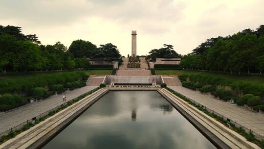 南京地标  雨花台  烈士纪念碑  英雄视频素材模板下载