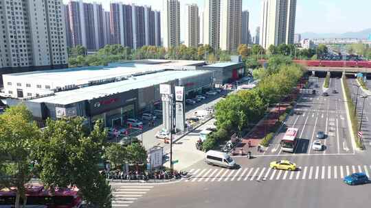 俯瞰南京中升汇宝宝马4S店全景