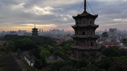 福建泉州开元寺古城城市宣传片航拍