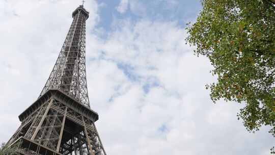 冠军德火星之旅埃菲尔铁塔在巴黎的一天4K2160p 30 fps超高清慢速平移镜头-Fren高清在线视频素材下载