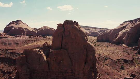 沙漠岩石峡谷景观