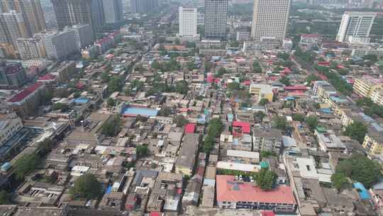 航拍河北邯郸串城街历史文化街区