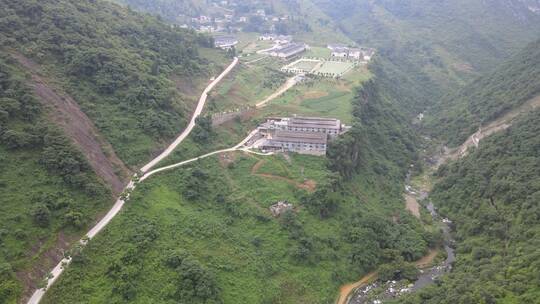 贵州 酒厂 山区 大山 河流 森林 溪水 乡村视频素材模板下载