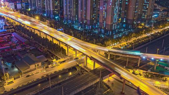 二环西路与明波夜景