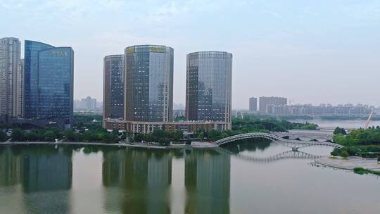 黄金时代建筑,梅龙湖公园,湖景,景观桥