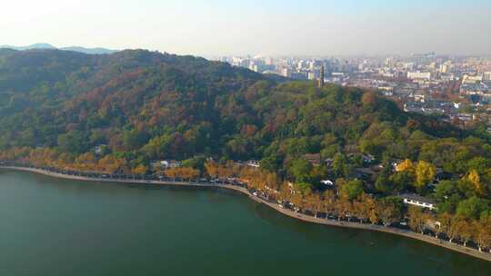 杭州西湖美景航拍