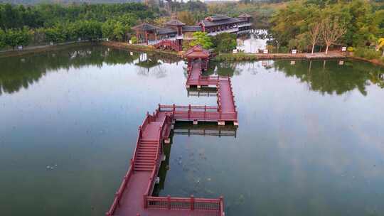 湛江市遂溪县孔子文化城航拍风光