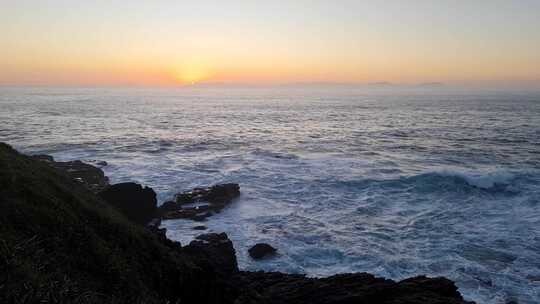 浅海黎明景观