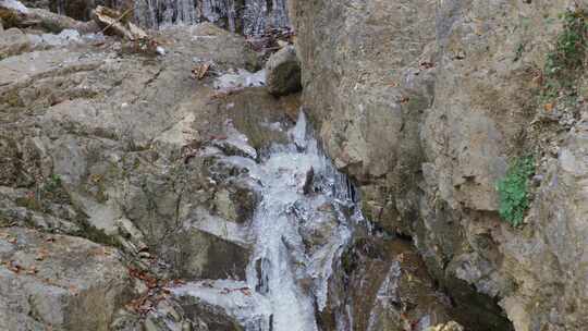 冰雪冰水融化视频素材模板下载