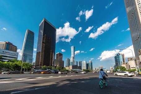 北京CBD 国贸延时 8K 城市车流